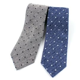 [MAESIO] KSK2553 Wool Silk Dot Necktie 8cm 2Color _ Men's Ties Formal Business, Ties for Men, Prom Wedding Party, All Made in Korea